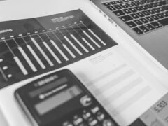 calculator numbers paper