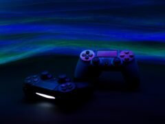 group of friends gaming together night