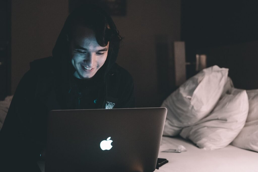online community chat laptop